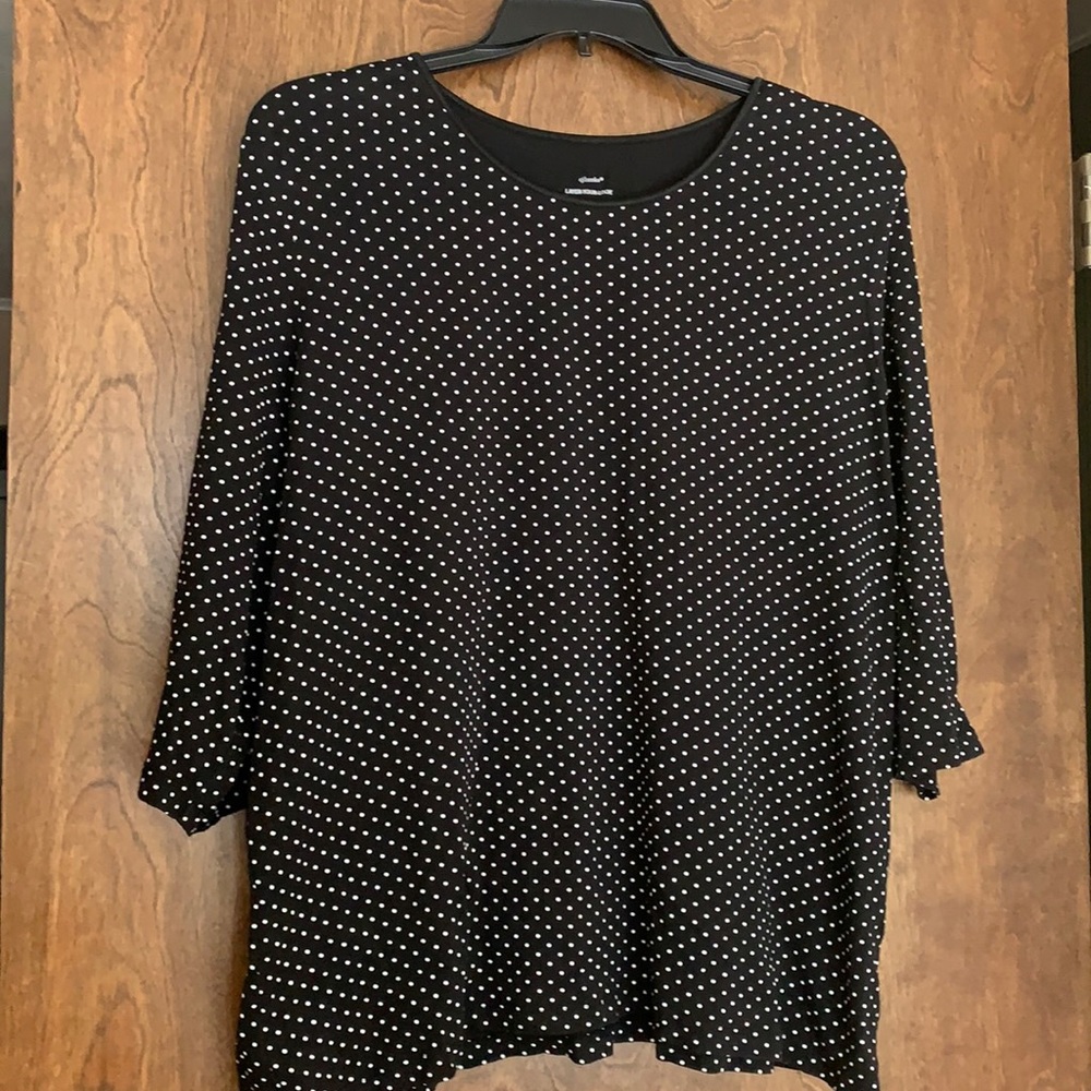 CJ Banks 3/4 sleeve top. Size 2X